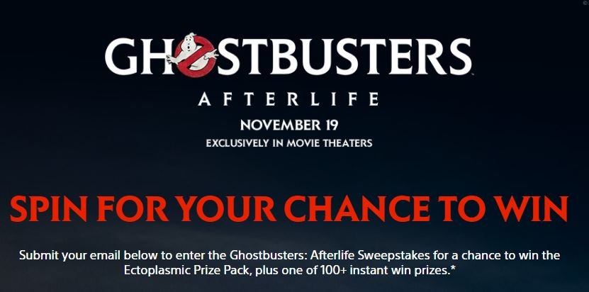 Win PlayStation 5, 65" Bravia TV And Lots More In The Sony Rewards Ghostbusters Afterlife Giveaway