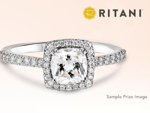 Win a Ritani Halo Engagement Ring! Valued at $5900!