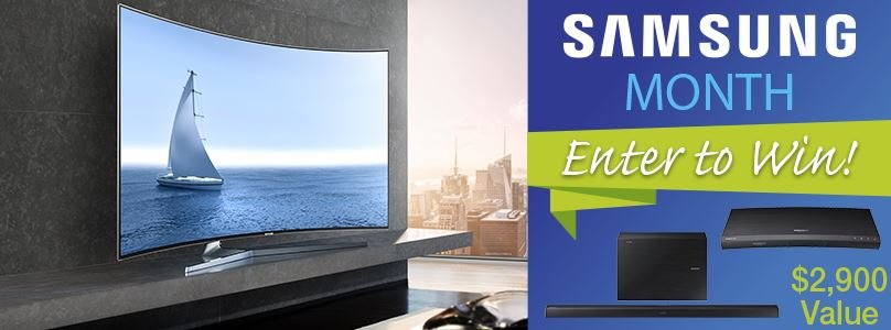 Win a Samsung 65'' 4K Curved Ultra HDTV and More!