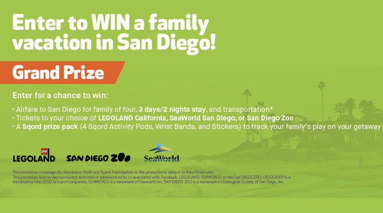 Win a San Diego Family Vacation!