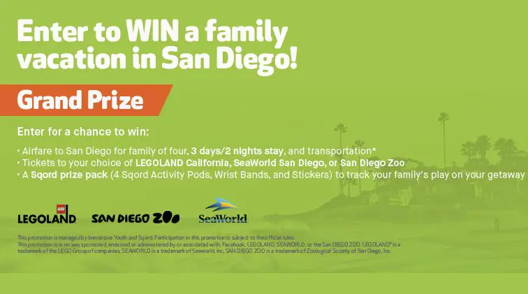 Win a San Diego Family Vacation!
