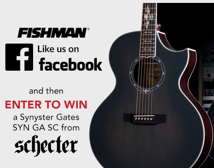 Win a Schecter Synyster Gates Acoustic Guitar