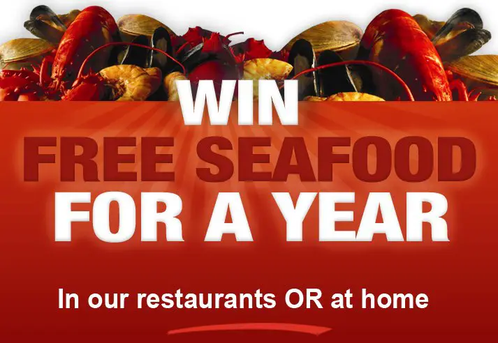 Win Seafood for a Year! WOW!