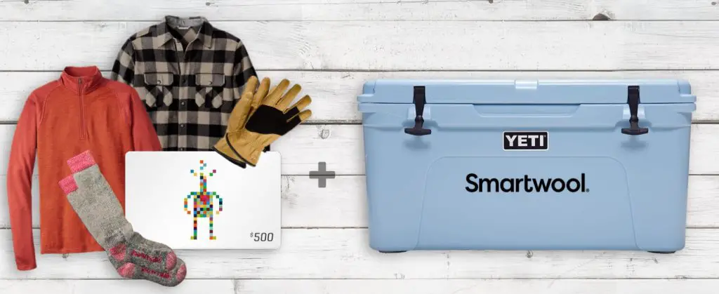 Win a Smartwool Gift Card and a Yeti Cooler!