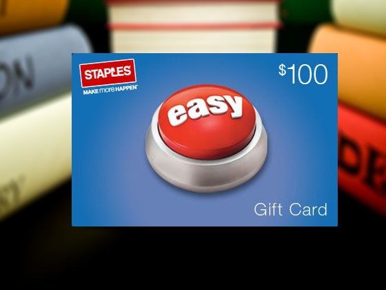 Win a Staples Back-To-School Prize Bundle!