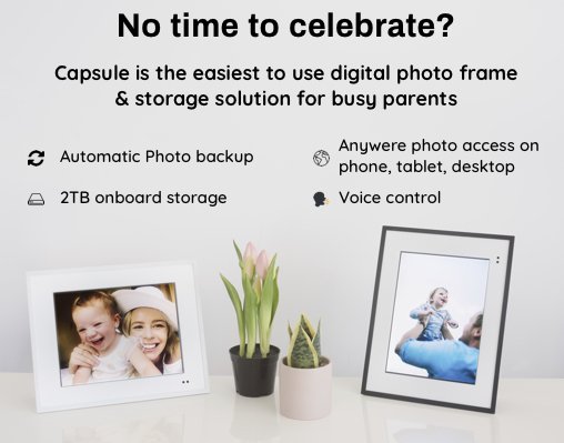Win the Capsule Frame: World's Smartest Digital Frame