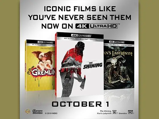 Win The Shining, Pan's Labyrinth and Gremlins on 4K Ultra HD!