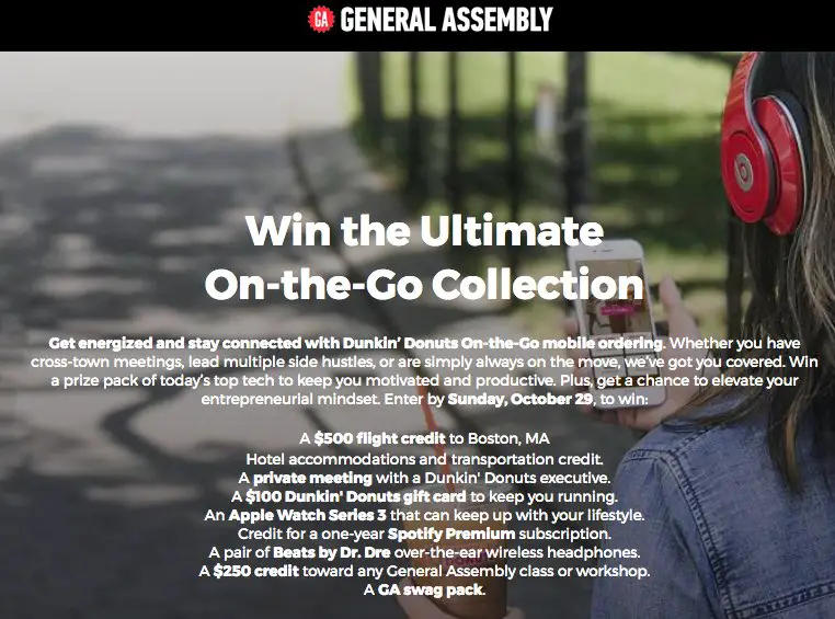 Win The Ultimate On-The-Go Collection Sweepstakes