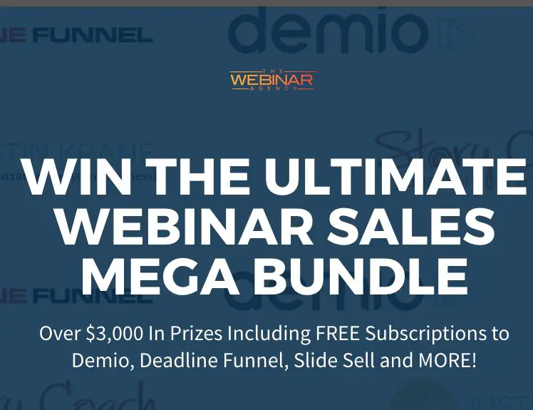Win The Ultimate Webinar Sales Mega Bundle