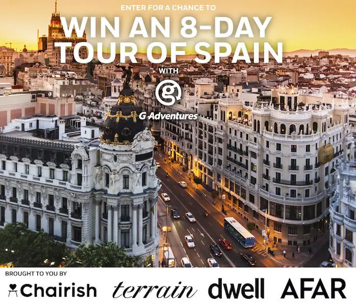 Win a Trip to Spain Sweepstakes!