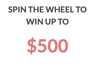 Win up to $500 in Cash
