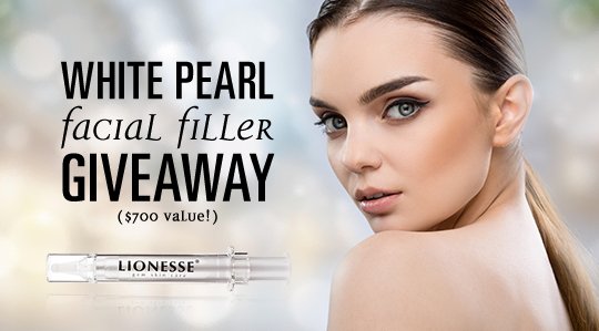 Win a White Pearl Facial Filler - $700 Value