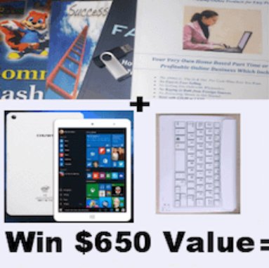 Win a Windows/Android Tablet & 4 Homes Business Courses