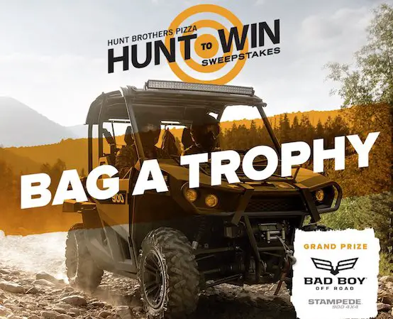 Win a ATV, Winnebago Experience or over 100 Other Prizes!