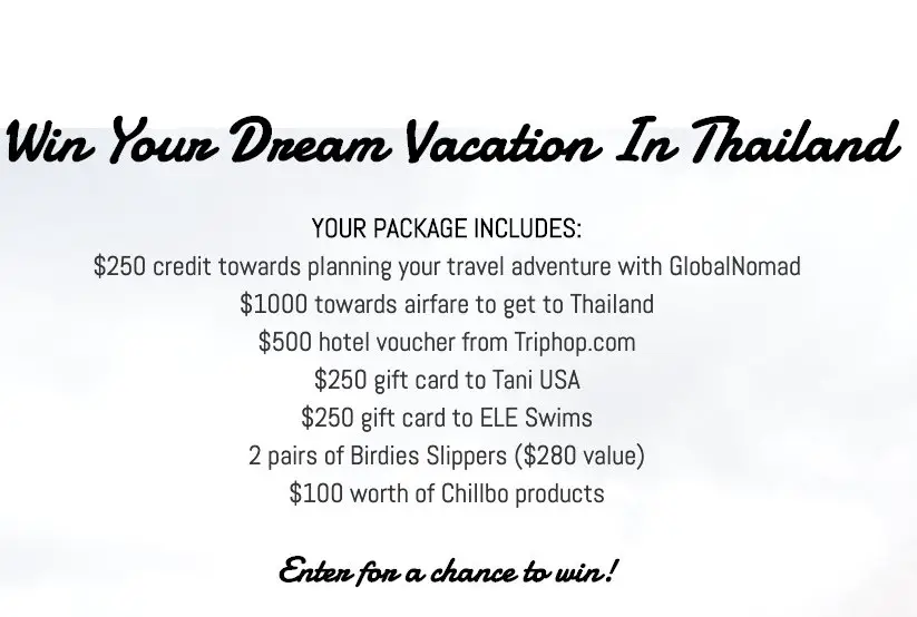Win Your Dream Vacation in Thailand