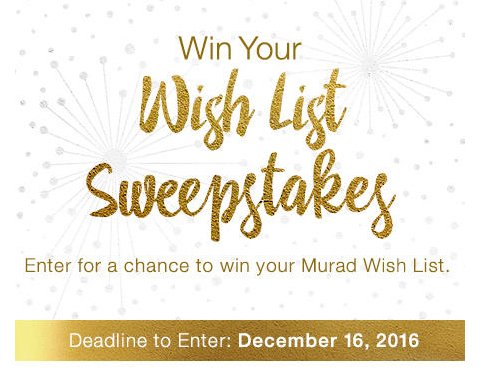 Win Your Murad Wish List!