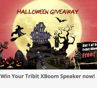 Win Your Tribit XBoom Speaker now!