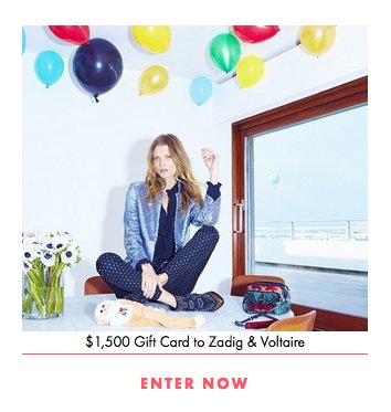 Win a Zadig & Voltaire Shopping Spree!