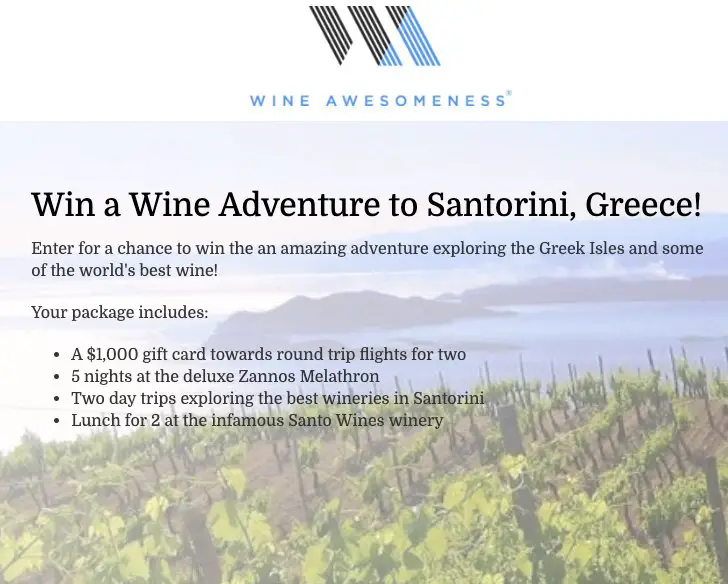 Wine Adventure to Greece