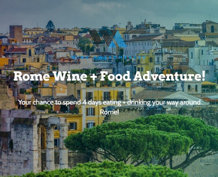 Wine Awesomeness Rome Wine + Food Adventure Sweepstakes – Win 4 Deluxe Nights At The Hoxton, Rome For 2