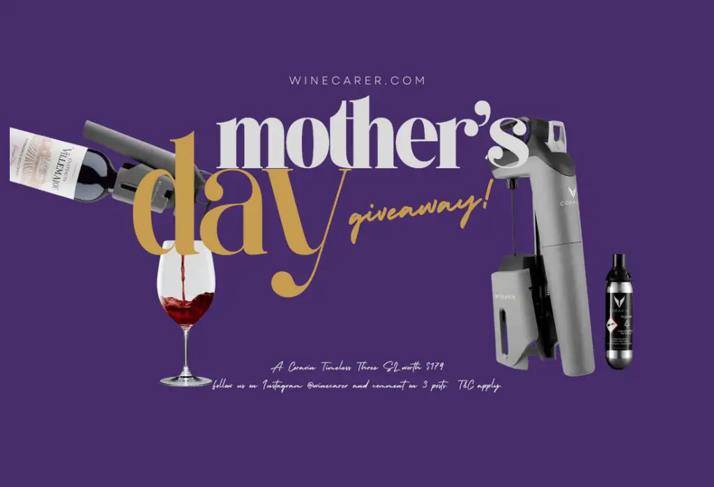 Wine Carer Mother's Day Giveaway - Win A Coravin Timeless Three SL