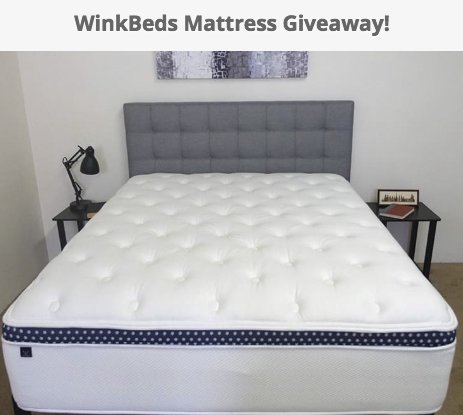 WinkBeds Mattress Giveaway