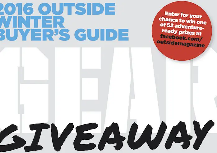 Winter Buyer’s Guide Gear Sweepstakes, 54 Winners!