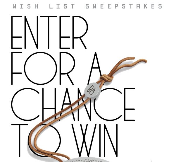 WIRED Wish List 2016 Sweepstakes