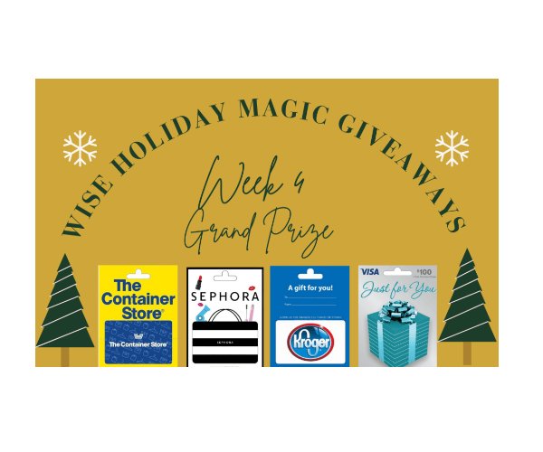 WISe Wellness Guild Holiday Magic Giveaway Series Week 4 - Win Gift Cards Worth $400