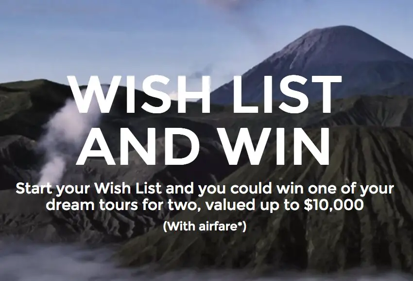 Wish List to Win with G Sweepstakes