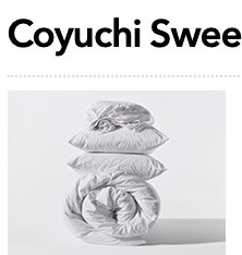 Woman's Day Coyuchi Sweepstakes