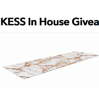 Woman's Day KESS In House Giveaway