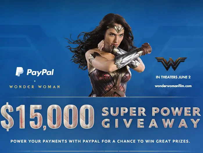 Wonder Woman Account Holders Sweepstakes