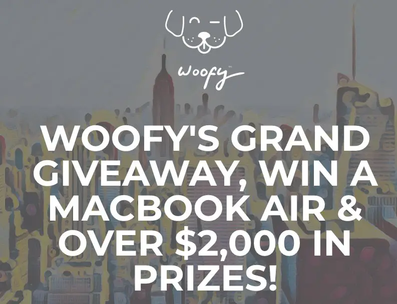 Woofy's Grand Giveaway, Win a MacBook Air
