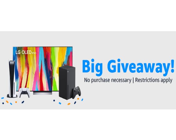 Woot!'s BIG Giveaway - Win PS5, Xbox Series X & 65-Inch Smart TV
