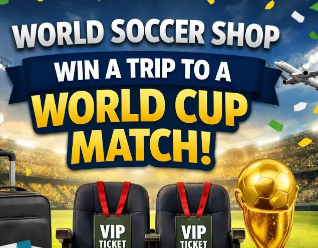 World Soccer Shop FIFA World Cup 2026 Giveaway - Win a trip for 2 to a FIFA World Cup match in Mexico