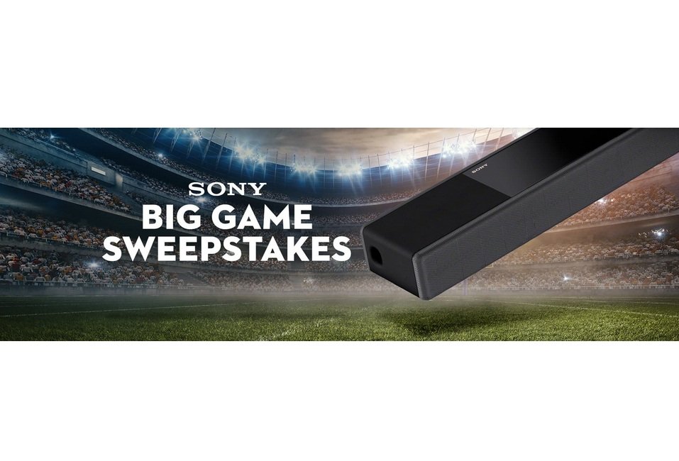 World Wide Stereo Big Game Sweepstakes - Win A Sony Dolby Atmos Soundbar