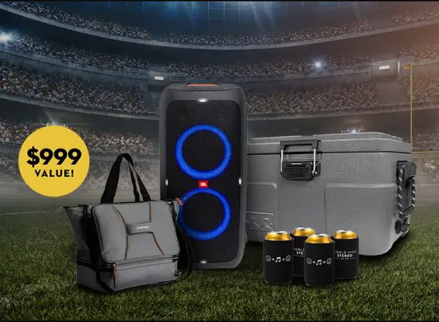 World Wide Stereo Cheer & Chill Tailgate Giveaway – Win A JBL Portable Bluetooth Speaker, Cooler, Portable Food Warmer, And A Set Of Koozies