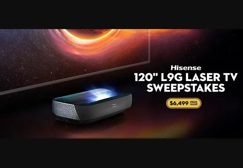 World Wide Stereo Hisense Laser TV Sweepstakes - Win A $6,500 Laser TV Projector