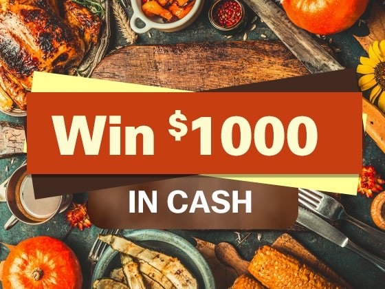WOW! $1000 in Free Cash Sweepstakes!