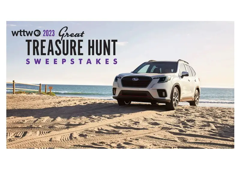 WTTW 2023 Great Treasure Hunt Sweepstakes - Win An SUV, Appliances, Scooters & More