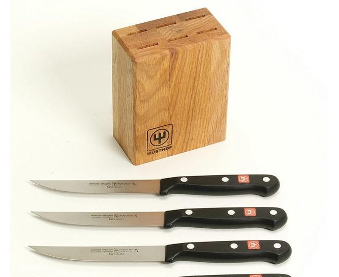 Wusthof Gourmet 7-Piece Steak Knife and Block Set Giveaway