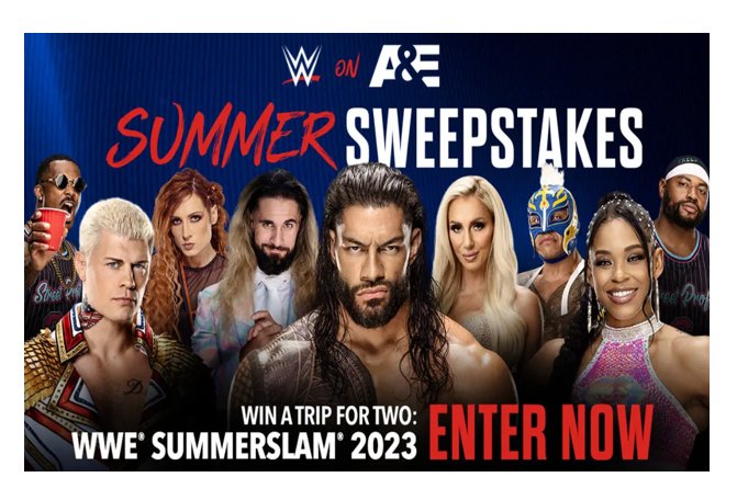 WWE On A&E Summer Sweepstakes - Win A Trip For 2 To WWE SummerSlam 2023