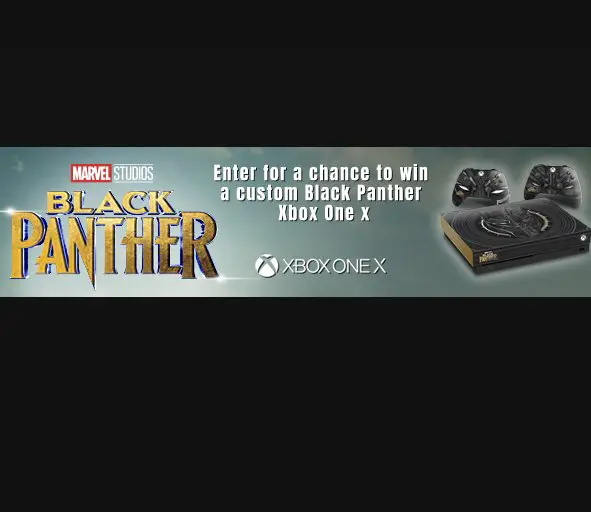 Xbox Black Panther Sweepstakes