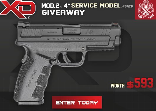 XD MOD.2 Service Model Pistol Giveaway