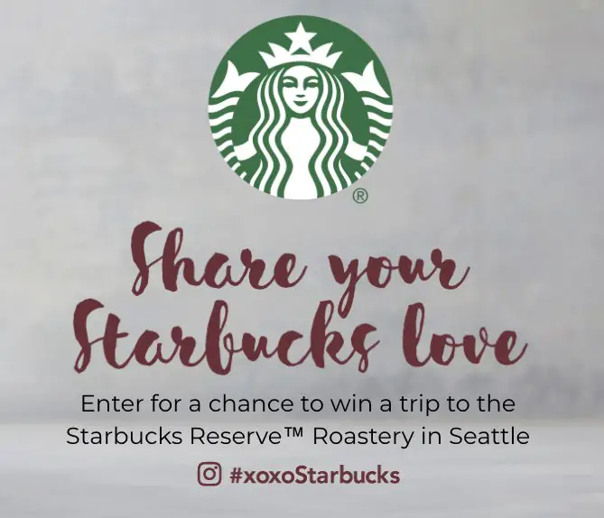 #xoxostarbucks Sweepstakes