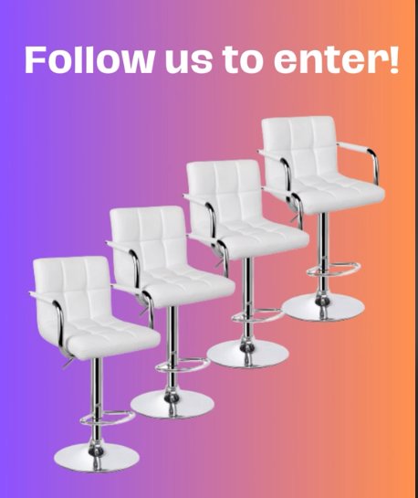 Yaheetech Free Bar Stool Giveaway – Win A Set Of 4 Bar Stools