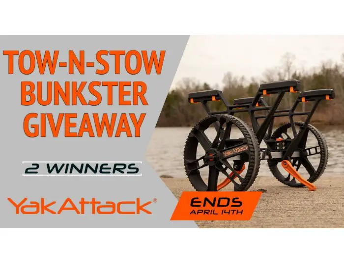 YakAttack Giveaway - Win A TowNStow Bunkster Kayak Cart (2 Winners)