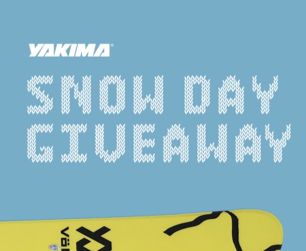 Yakima Snow Day Giveaway
