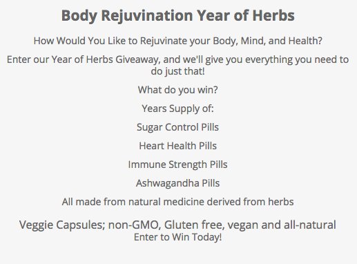 Year of Herbs Body Rejuvenation